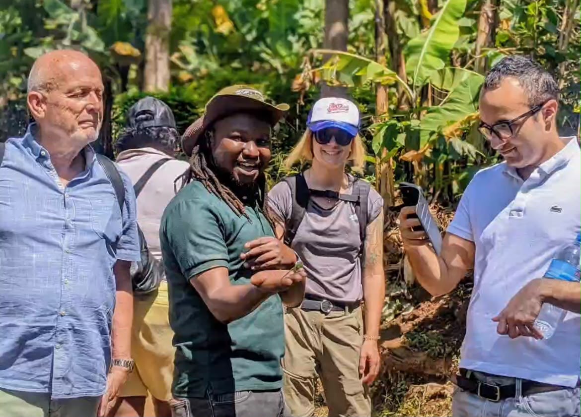 Our local guide sharing coffee knowledge